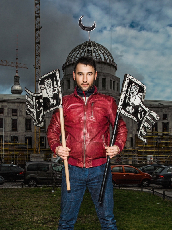 Das Plakat zum "Othello" mit Taner Sahintürk